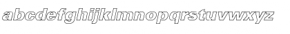Univers-Black-Italic Hollow Regular Font