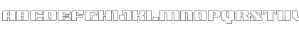 21 Gun Salute Outline Regular Font