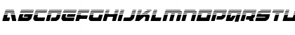 Armed Lightning Halftone Italic Italic Font