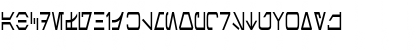 Aurebesh Condensed Regular Font