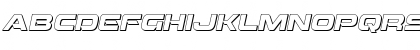 Beam Weapon 3D Italic Italic Font