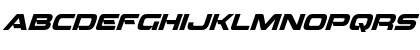 Beam Weapon Super-Italic Italic Font