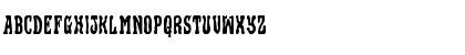Black Gunk Staggered Regular Font