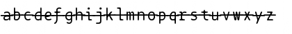 BPtypewriteStrikethrough Regular Font BPtypewriteStrikethrough Regular Font