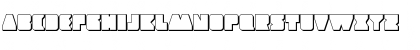 Contour of Duty 3D Regular Font