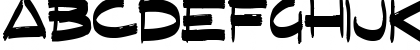 Fast Flat Brush Regular Font Fast Flat Brush Regular Font