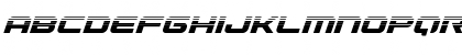 Gunship Halftone Italic Italic Font