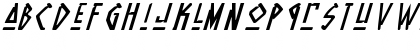 KB 125 Italic Regular Font