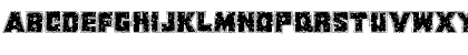 King Commando Riddled Regular Font