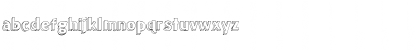 meatloaf shadow outline Regular Font meatloaf shadow outline Regular Font
