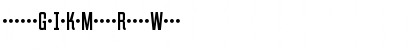 MFred Regular Font MFred Regular Font