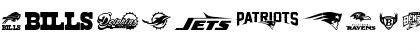 NFL AFC Regular Font NFL AFC Regular Font
