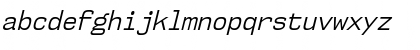 NK57 Monospace Semi-Condensed Book Italic Font