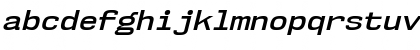 NK57 Monospace Semi-Expanded SemiBold Italic Font