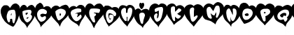 P'tit Coeur d'Amour Regular Font P'tit Coeur d'Amour Regular Font