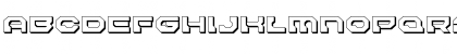 Pulsar Class Solid 3D Regular Font