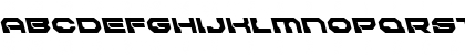Pulsar Class Solid Leftalic Italic Font