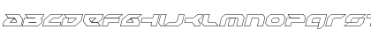 Royal Samurai Outline Italic Outline Italic Font