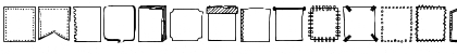 Tanaestel Doodle Frames 01 Regular Font