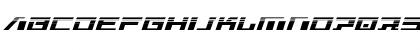 War Machine Halftone Italic Font