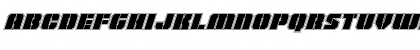 Warp Thruster Academy Italic Italic Font