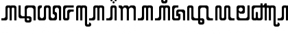 X Code from East Regular Font