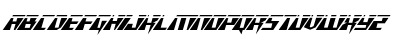 X-Racer Laser Italic Italic Font