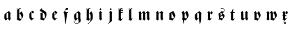 Zentenar Fraktur UNZ1L Bold Italic Font
