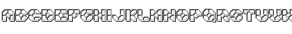 Zoom Runner Engraved Regular Font