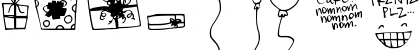 DJB It's My Birthday Regular Font DJB It's My Birthday Regular Font