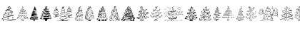 Fun Christmas Trees Regular Font Fun Christmas Trees Regular Font