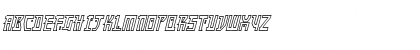 Manga Hollow Italic Font
