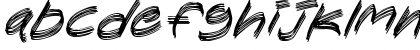 Sandscrape Italic Font Sandscrape Italic Font