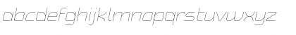 Typo Angular Rounded Thin Demo Italic Font