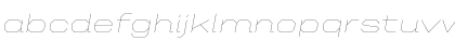 United Italic Ext Thin Font