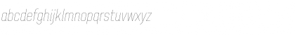 United Italic SemiCond Thin Font United Italic SemiCond Thin Font