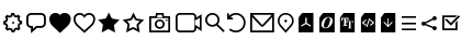 Aquawax Pro Pictograms Regular Font Aquawax Pro Pictograms Regular Font