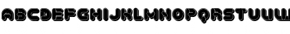 Baked Snails 3D Flat Regular Font Baked Snails 3D Flat Regular Font