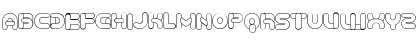 Baked Snails Hollow Flat Regular Font