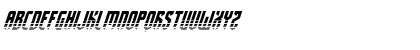 Fedyral II Halftone Italic Italic Font