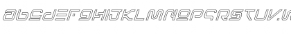 Foreign Alien Outline Italic Outline Italic Font