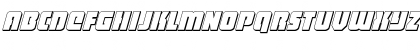 Heavy Falcon 3D Italic Italic Font