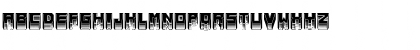 Metallic Inverted Regular Font