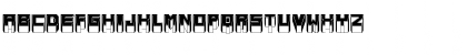 Metallic Sharp Inverted Regular Font Metallic Sharp Inverted Regular Font