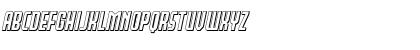 Peace & Houston 3D Italic Regular Font