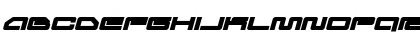 Ranger Force Expanded Italic Regular Font