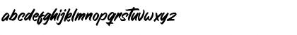 The Saxibrush Regular Font The Saxibrush Regular Font