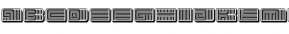 Turkish 3D Inverted Regular Font Turkish 3D Inverted Regular Font
