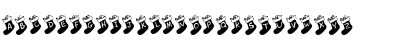 Chausettes de Noel Regular Font