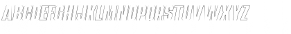 Navada Outline Italic Demo Outline Italic Font
